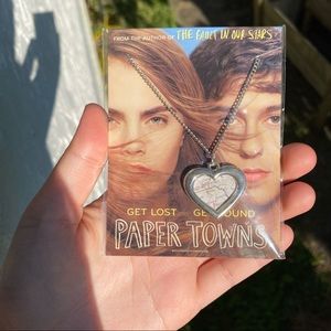 John Green Paper Towns Necklace!